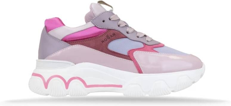 Hogan Leren en Suède Veterschoenen