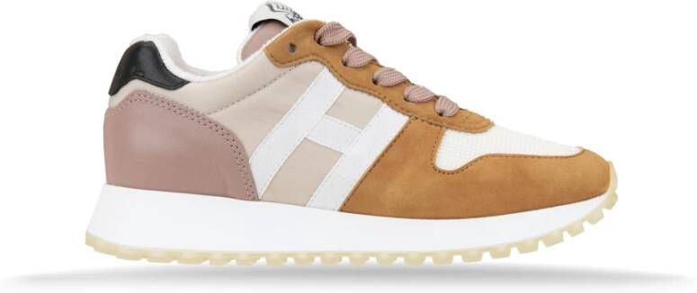 Hogan Leren en Suède Veterschoenen