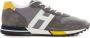 Hogan Leren Sneaker met Zijlogo - Thumbnail 1