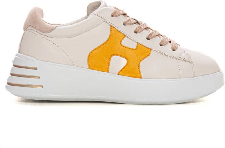 Hogan Sneakers van ivoor en oker Beige Dames
