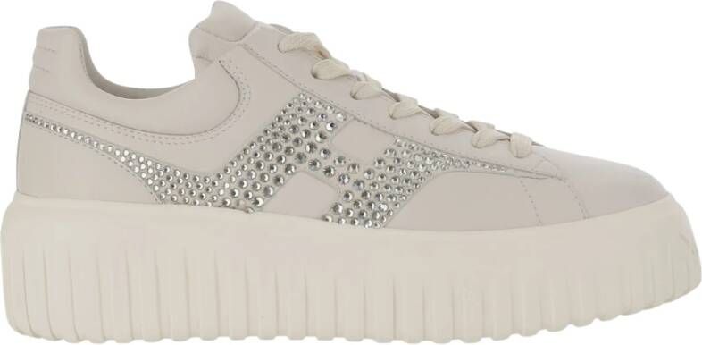 Hogan Leren sneakers met Rhinestone-detail