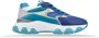 Hogan Leren Sneakers met Stoffen Inzetstukken - Thumbnail 1