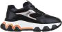 Hogan Leren Sneakers met Stoffen Inzetstukken Multicolor Dames - Thumbnail 1