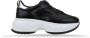 Hogan Leren Sneakers met Strass en Glitterveters - Thumbnail 1