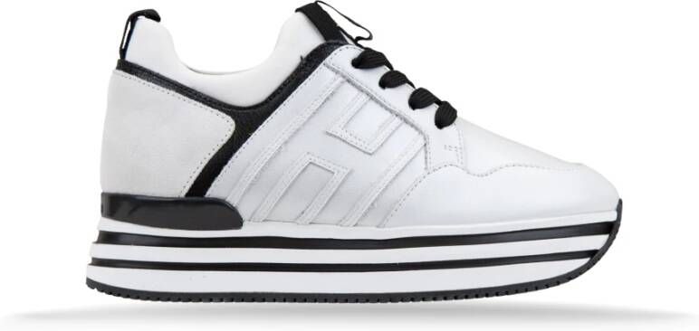 Hogan Leren Sneakers met Suède Inzetstukken