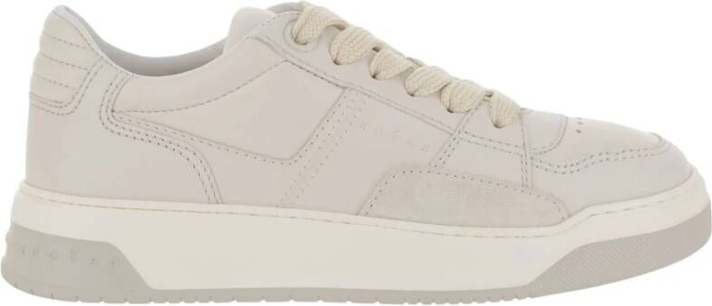 Hogan Leren Sneakers met Suède Inzetstukken