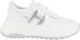 Hogan Leren Sneakers met Zilveren Detail - Thumbnail 1