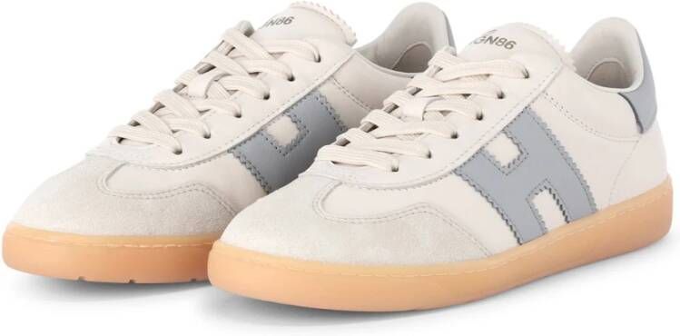 Hogan Leren Sneakers Retro Moderne Stijl