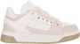 Hogan Leren Sneakers Ronde Neus Veters Logo Pink Dames - Thumbnail 1