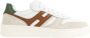 Hogan Leren sneakers wit beige bruin Multicolor Heren - Thumbnail 1