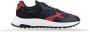 Hogan Leren Stoffen Sneakers Veterschoenen Mannen - Thumbnail 1
