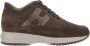 Hogan Leren Veterschoenen met Strass - Thumbnail 1