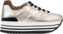 Hogan Leren vetersneakers met laminaat Multicolor Dames - Thumbnail 1