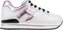Hogan Leren Vetersneakers met Merkdetails Multicolor Dames - Thumbnail 1