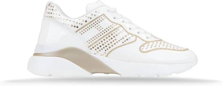 Hogan Leren Vetersneakers voor Dames