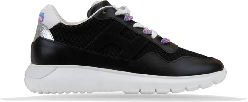 Hogan Leren Vetersneakers voor Dames