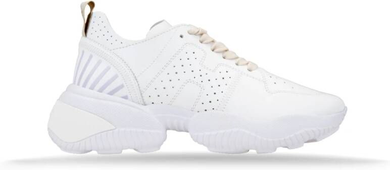 Hogan Leren Vetersneakers voor Dames