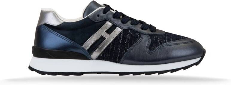 Hogan Leren Vetersneakers voor Dames