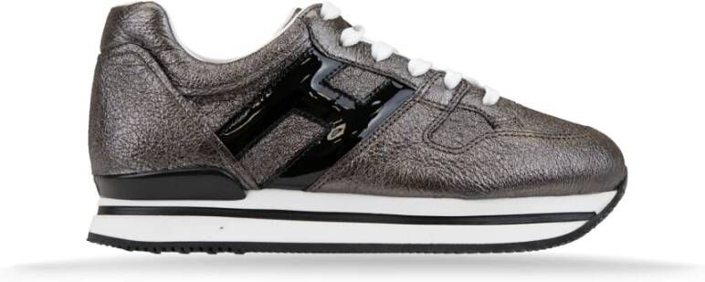 Hogan Leren Vetersneakers voor Dames