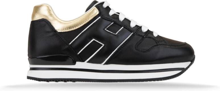 Hogan Leren Vetersneakers voor Dames