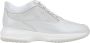 Hogan Leren Vetersneakers voor Dames White Dames - Thumbnail 1