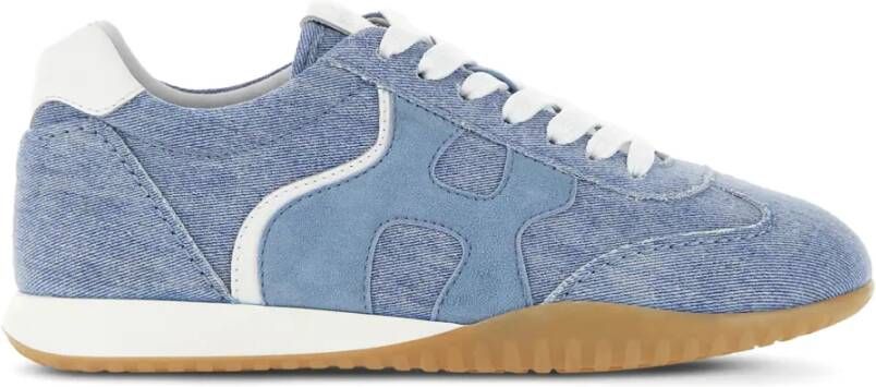 Hogan Lichtblauwe Olympia-Z Sneakers Blue Dames