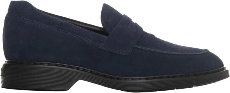 Hogan Platte schoenen Blauw Blue Heren