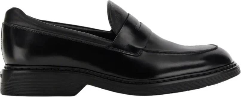 Hogan Platte schoenen voor vrouwen Black Heren