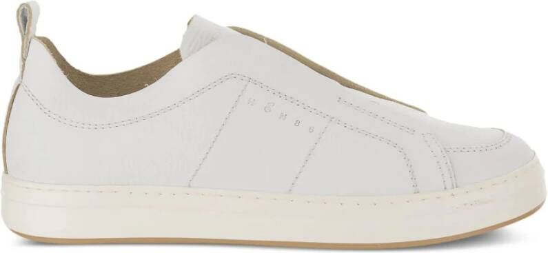 Hogan Logo Slip-On Sneakers Platte Rubberen Zool
