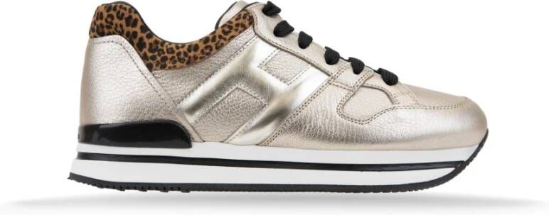 Hogan Luipaardprint Veters Dames Sneakers