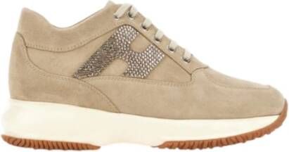Hogan Luxe Functionele Sneakers met Fonkelende Details