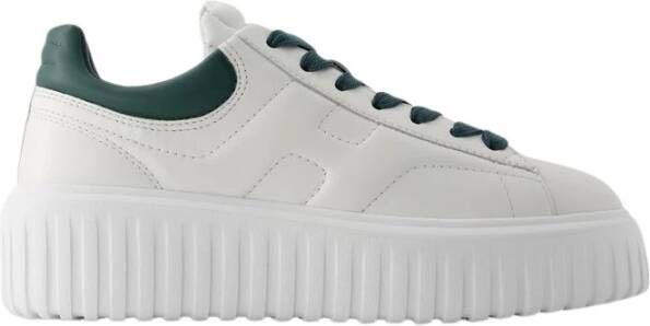 Hogan Luxe Kalfsleren Sneakers Wit Dames