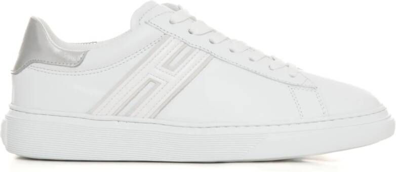 Hogan Luxe Leren Sneakers White Dames