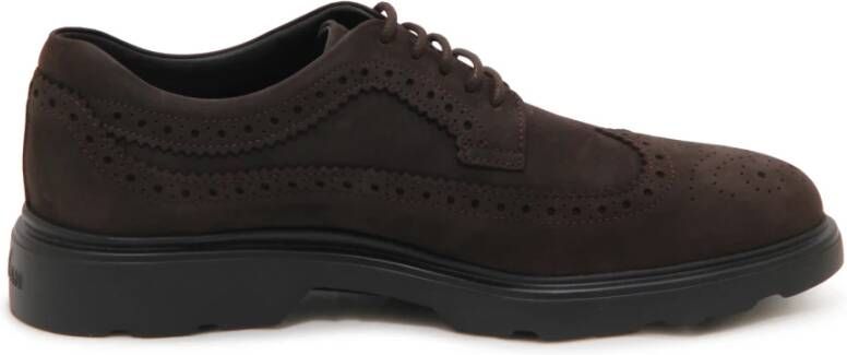Hogan Memory Foam Derby Schoenen in Ebony
