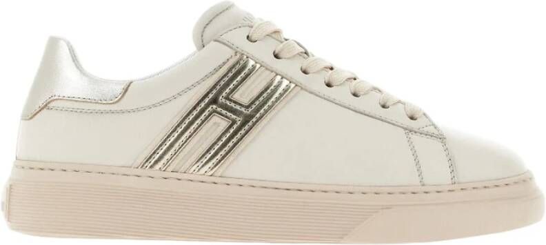 Hogan Sneakers van metallic leer met uitneembare binnenzool Multicolor Dames