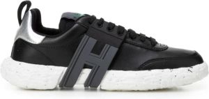 Hogan Metallic Pinafore Sneakers Grijs Dames