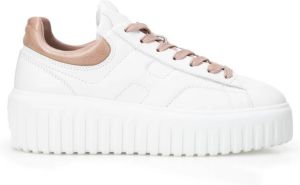 Hogan Metallic Pinafore Sneakers Wit Dames
