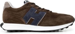 Hogan Metallic Pinafore Sneakers Zwart Heren