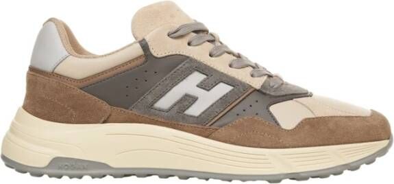Hogan Moderne Marrone Sneakers Hyperlight Stijl