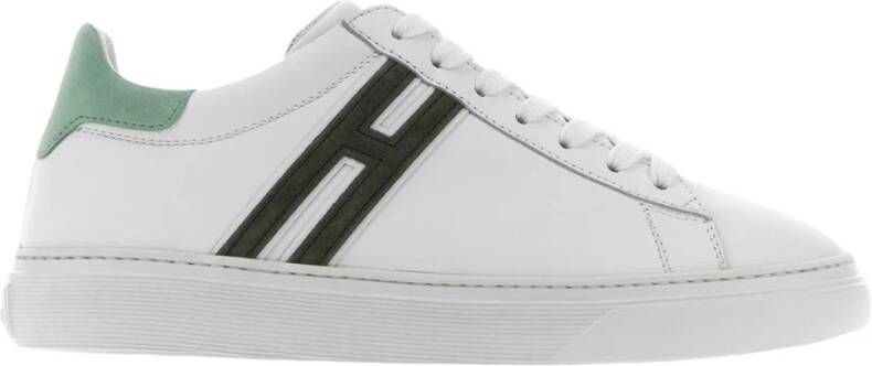 Hogan Moderne Twist Lage Top Leren Sneakers White Heren