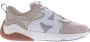 Hogan Low-Top Sneakers H597 In Camoscio Panna E Beige in wit - Thumbnail 1