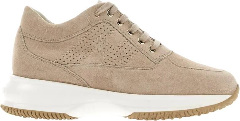 Hogan Modieuze Sneakers Beige Dames