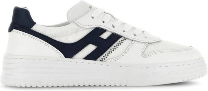 Hogan Blauwe Sneakers met Zigzag-stiksels Multicolor Heren