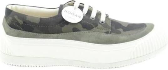 Hogan Multicolor Camo Sneakers voor Heren Groen Heren