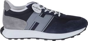 Hogan Multicolor Vetersluiting Sneakers Blauw Heren