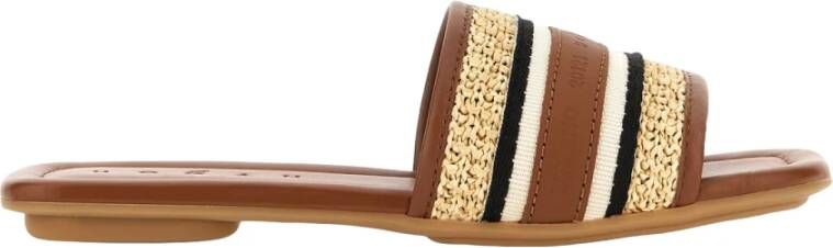 Hogan Multikleur Sandalen Ciabatta Stijl
