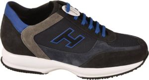 Hogan Multikleur Vetersluiting Interactieve Sneakers Blauw Heren