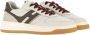 Hogan Nappa Leren Sneakers met Memory Foam Multicolor Heren - Thumbnail 1