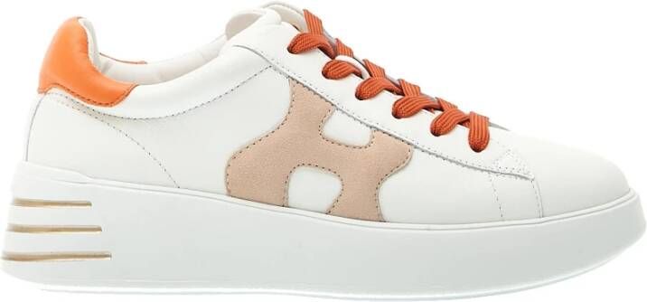 Hogan Oranje Rebel Sneakers White Dames