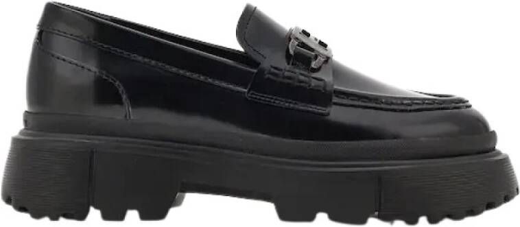 Hogan Platte schoenen Black Dames